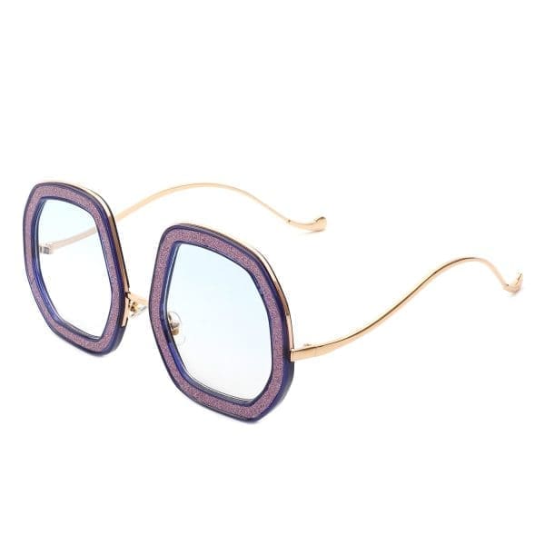 Cramilo Eyewear Xanadawn - Geometric Glitter Sunglasses - Image 10
