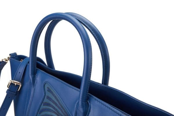 Bellorita - Butterfly Blue Top Handle Bag - Image 7