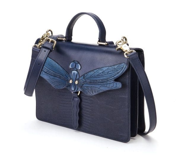 Bellorita - Dragonfly Blue Top Handle Bag - Image 3