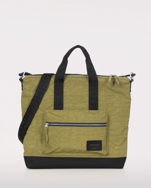 Zimego - Classic Zip Pocket Laptop Bag - Awesome - Image 11