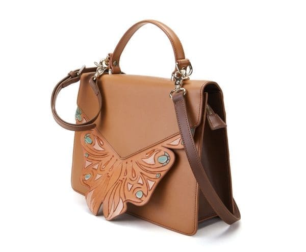 Bellorita - Wings Brown Shoulder Bag - Image 3