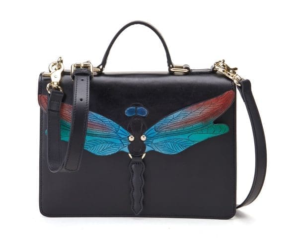 Bellorita - Dragonfly Black Top Handle Bag - Image 2