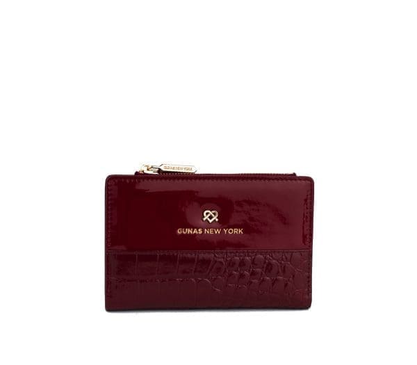 Gunas New York - Madison - Cherry Vegan Leather Wallet