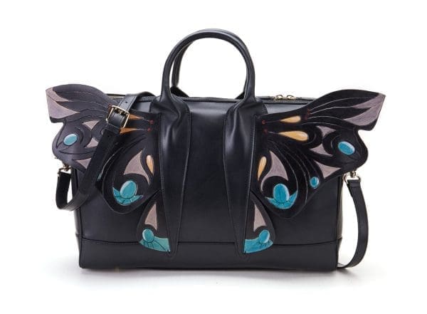 Bellorita - Wings Black Top Handle Bag - Image 2