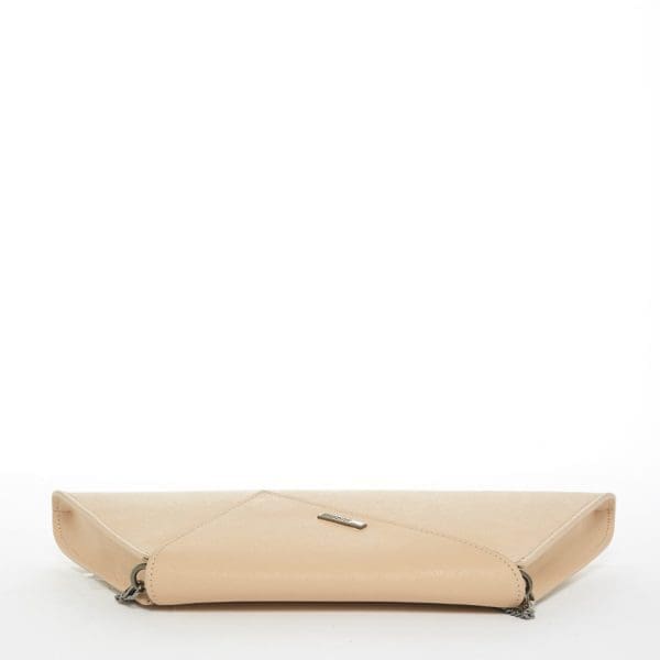 SUSU Angelica Nude Leather Clutch Bag - Fast Shipping - Image 4