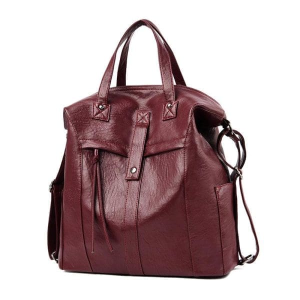 Shomico Backpack Antique Style - Vegan Leather - Image 5