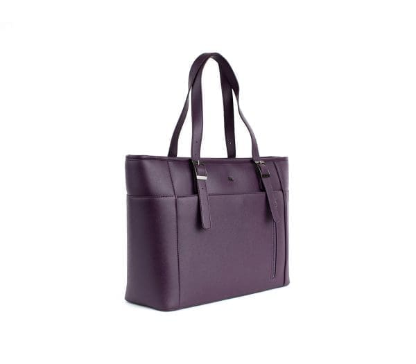Gunas New York - Miley - Purple Vegan Leather Laptop Bag