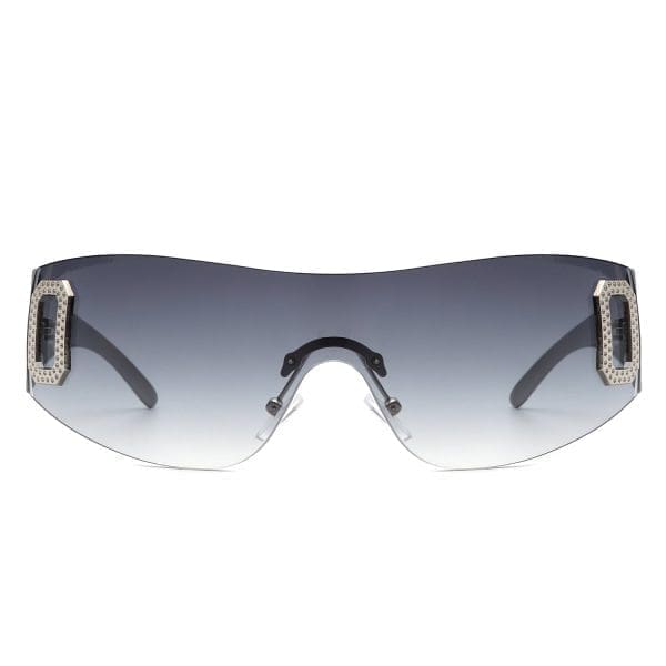 Cramilo Eyewear Havoc - Rimless Sleek Wrap Around Sunglasses - Image 8
