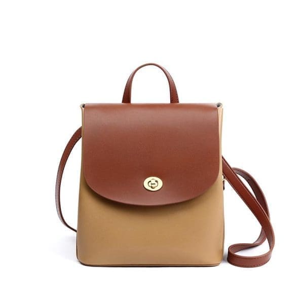 Shomico Medium Size Backpack - Genuine Leather - Image 6