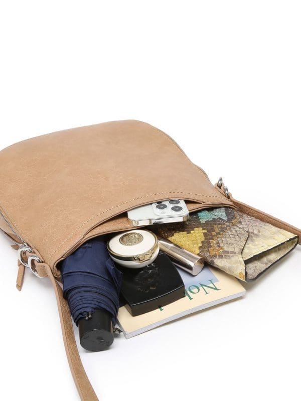 Shomico Small Tan Crossbody Bag - Awesome - Image 5