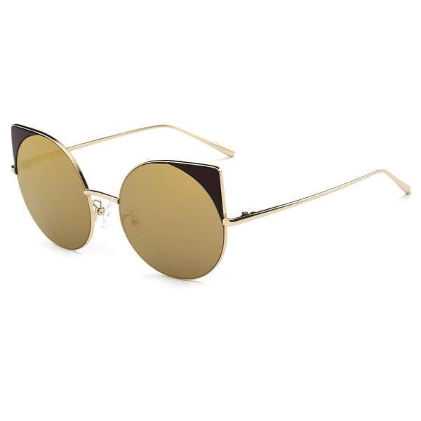 Cramilo Eyewear Dublin - Mirrored Cat Eye Sunglasses - Image 3