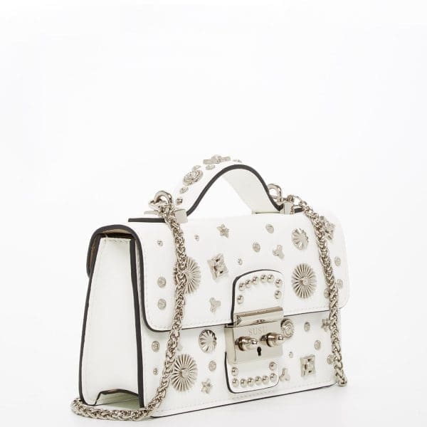 SUSU The Hollywood White Leather Crossbody Bag - Image 2