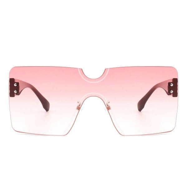 Cramilo Eyewear Yellowyx - Rimless Flat Top Sunglasses - Image 11