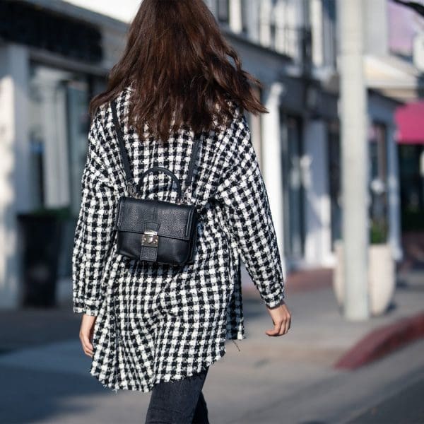 SUSU Linda Black Leather Backpack - Gorgeous Design - Image 8