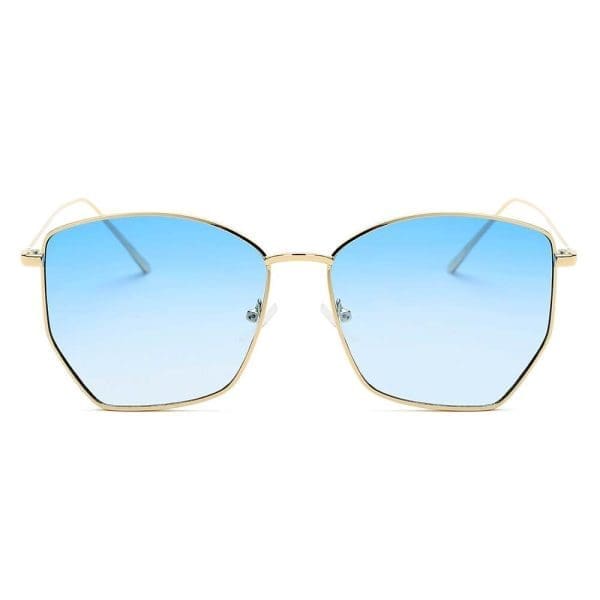 Cramilo Eyewear Cardiff - Geometric Metal Sunglasses - Image 8