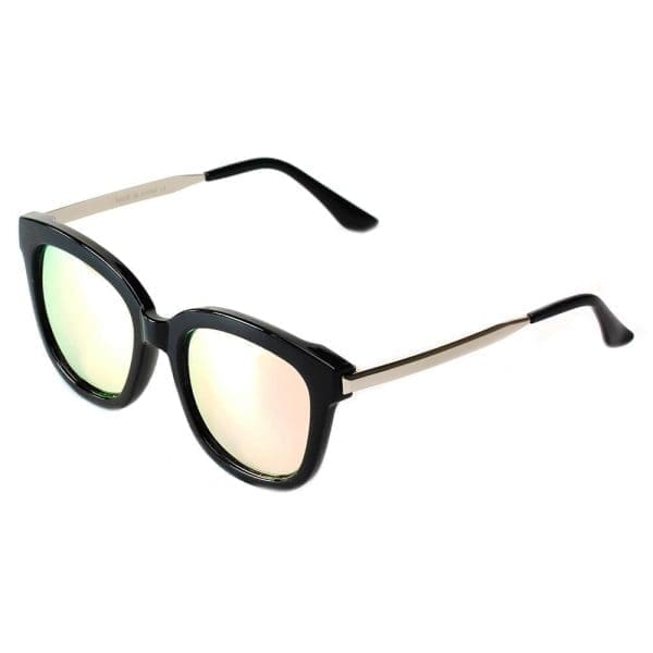 Cramilo Eyewear Dekalb - Mirrored Lens Horned Rim Sunglasses - Image 9