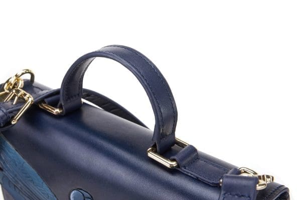 Bellorita - Dragonfly Blue Top Handle Bag - Image 7