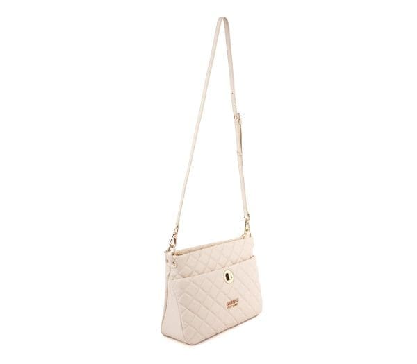 Gunas New York - Koi - Off-White Quilted Vegan Leather Bag - Image 2