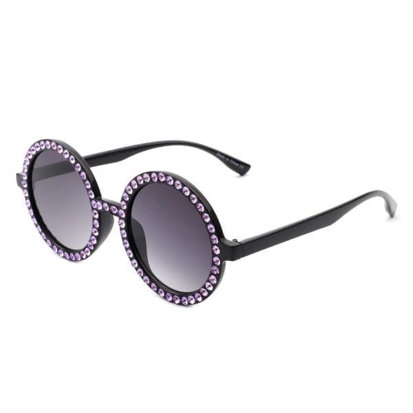 Cramilo Eyewear Dreamwey - Rhinestone Circle Sunglasses - Image 6