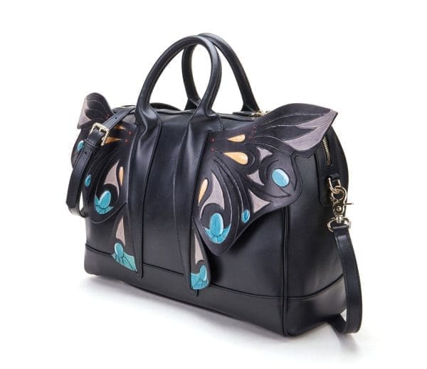 Bellorita - Wings Black Top Handle Bag - Image 3