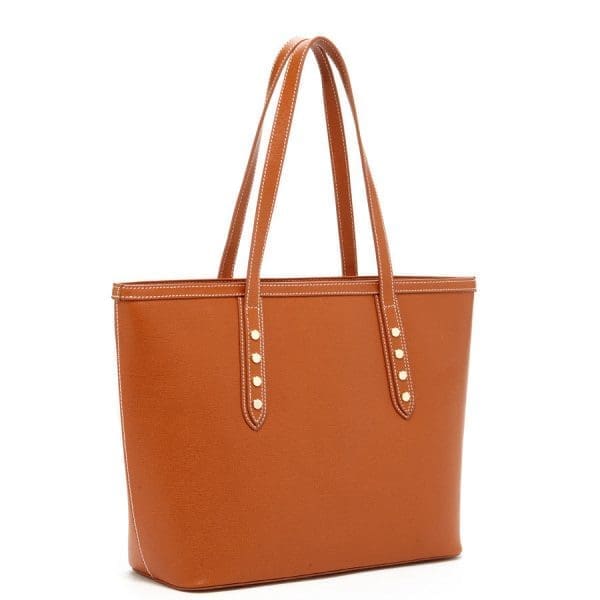 SUSU Brown Leather Shoulder Bag - Free & Fast Shipping - Image 2