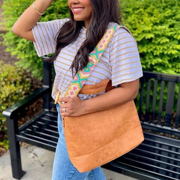 Threaded Pear Tatum Tote Choose Your Strap - Image 10