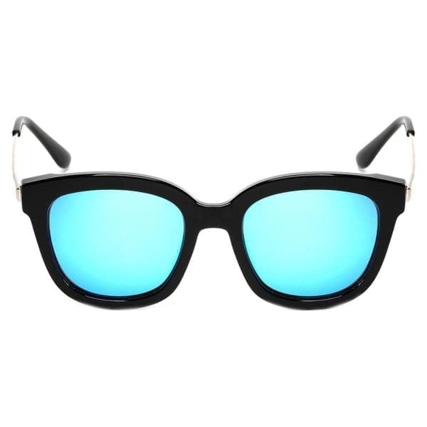 Cramilo Eyewear Dekalb - Mirrored Lens Horned Rim Sunglasses - Image 8
