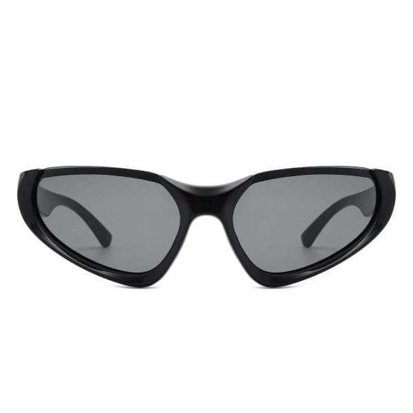 Cramilo Eyewear Dazzling - Retro Rectangle Wrap Around Sunglasses - Image 3