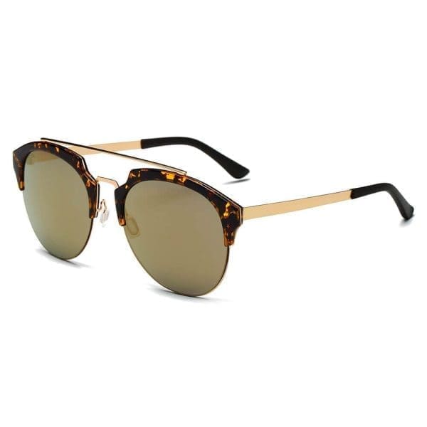 Cramilo Eyewear Corolla - Mirrored Horned Sunglasses - Image 3
