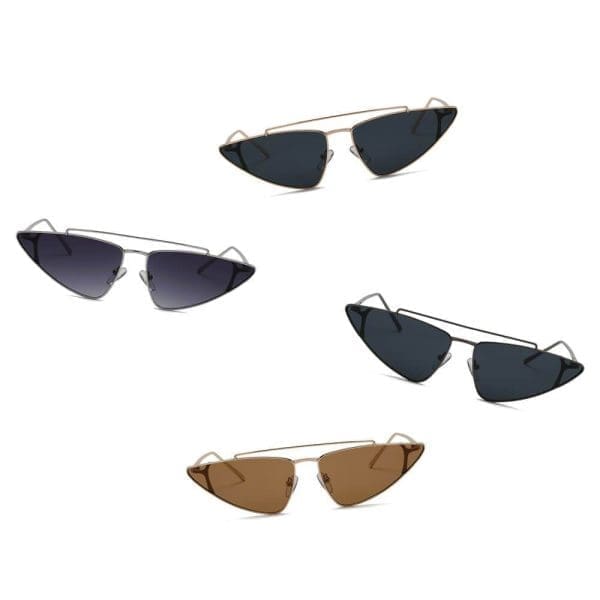Cramilo Eyewear Cohasset - Small Retro Vintage Cat Eye Sunglasses - Image 9