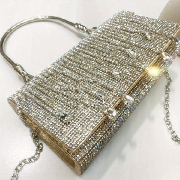 Shomico Rhinestone Designer Bag - Chic Party Star - Image 2