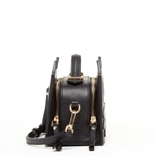SUSU Cat Black Leather Crossbody Bag - Must Have - Image 4