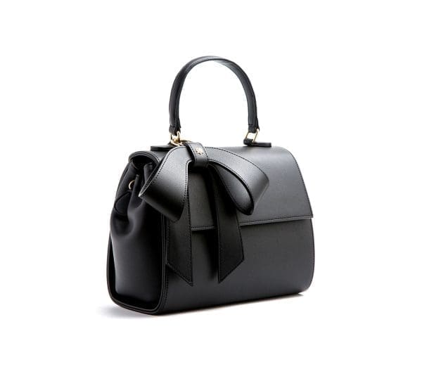 Gunas New York - Cottontail - Black Vegan Leather Bag - Image 2