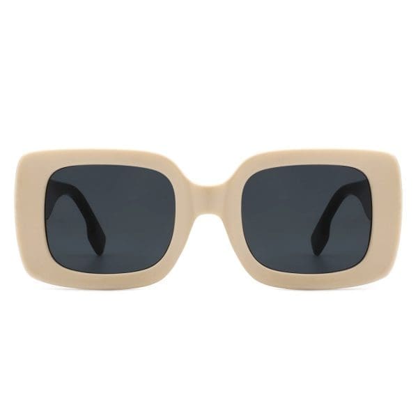 Cramilo Eyewear Jadestone - Retro Flat Top Sunglasses - Image 2