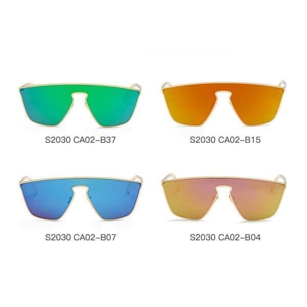 Cramilo Eyewear Beverly - Futuristic Flat Lens Sunglasses - Image 10