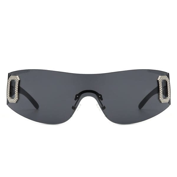 Cramilo Eyewear Havoc - Rimless Sleek Wrap Around Sunglasses - Image 6