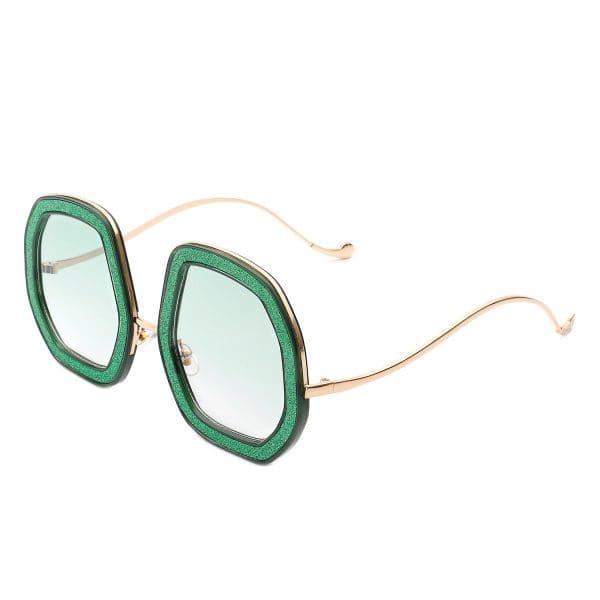 Cramilo Eyewear Xanadawn - Geometric Glitter Sunglasses - Image 8