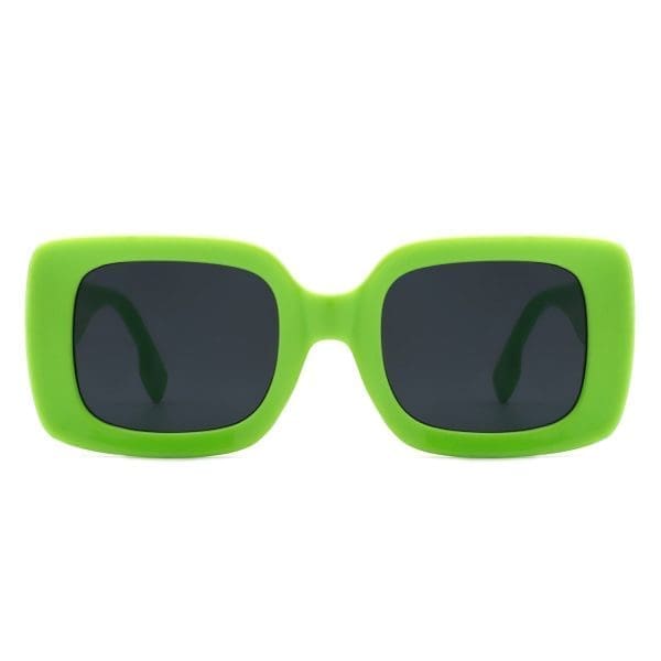 Cramilo Eyewear Jadestone - Retro Flat Top Sunglasses - Image 8