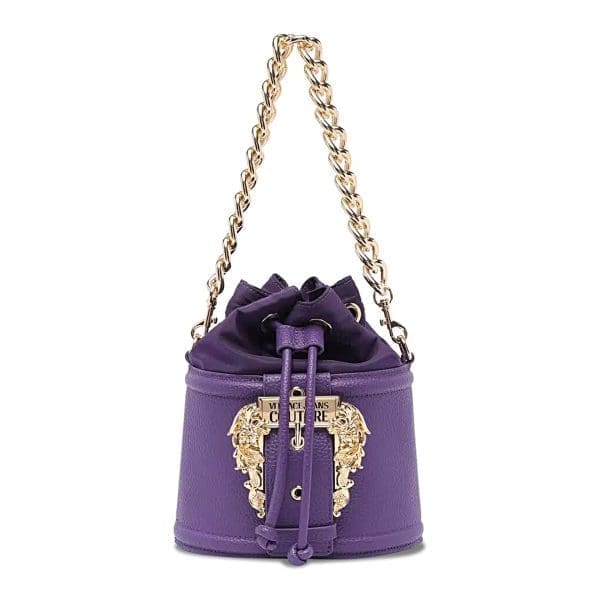 Versace Jeans Baroque Purple Shoulder Bag