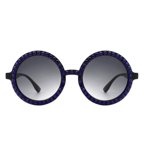 Cramilo Eyewear Dreamwey - Rhinestone Circle Sunglasses - Image 3