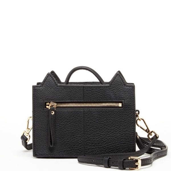 SUSU Cat Black Leather Crossbody Bag - Must Have - Image 3