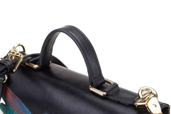 Bellorita - Dragonfly Black Top Handle Bag - Image 7