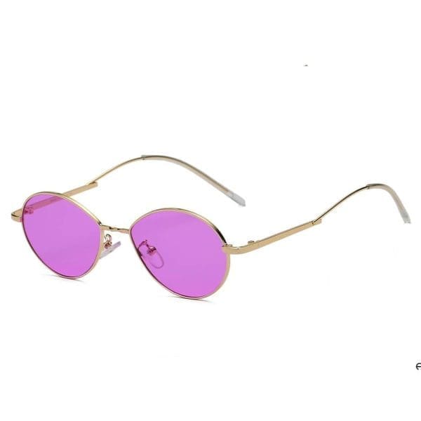 Cramilo Eyewear Hickory - Small Retro Metal Round Sunglasses - Image 5