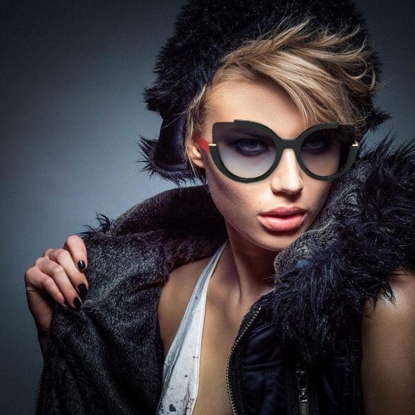 Cramilo Eyewear Lenox - Cut Out Vogue Cat Eye Sunglasses - Image 9