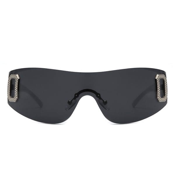Cramilo Eyewear Havoc - Rimless Sleek Wrap Around Sunglasses - Image 12