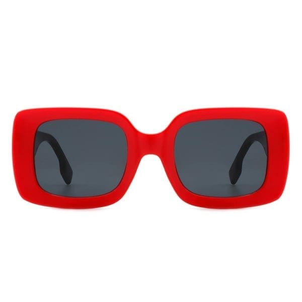 Cramilo Eyewear Jadestone - Retro Flat Top Sunglasses - Image 6