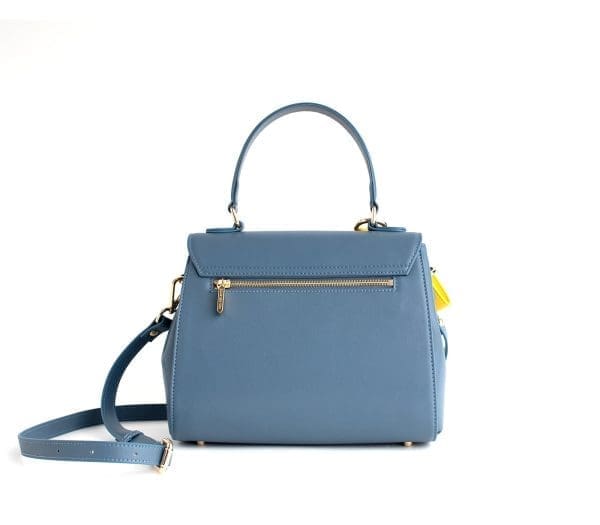 Gunas New York - Cottontail - Deep Blue Vegan Leather Crossbody Bag - Image 3