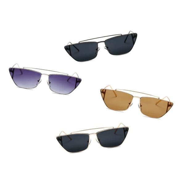 Cramilo Eyewear Estevan - Retro Rectangular Sunglasses - Image 9