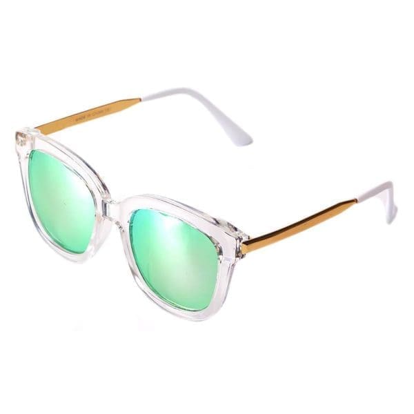 Cramilo Eyewear Dekalb - Mirrored Lens Horned Rim Sunglasses - Image 3