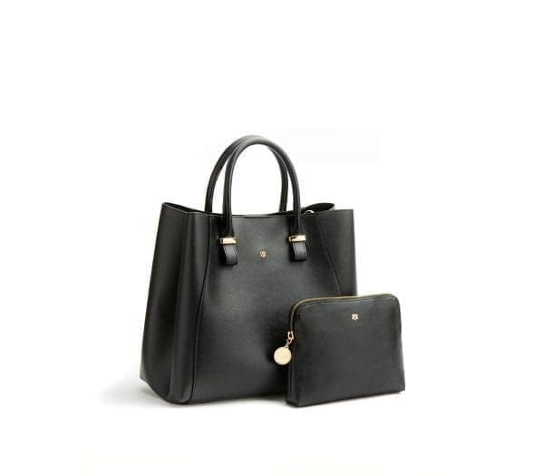 Gunas New York - Jane - Black Vegan Leather Bag - Image 2